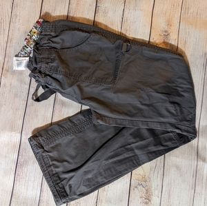 Koi Lindsey Cargo Scrub Pants, Women's XS Tall, Gray